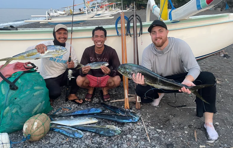 Amed Fishing Tour Tuna on Boat